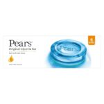 Pears Original Glycerin Soap Bar – Soft & Fresh Glow 125 gms x 6