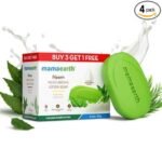 Mamaearth Neem Moisturizing Lotion Soap with Neem & Tea Tree for Skin Purification (3 + 1 Free) – (125 gm x 4)