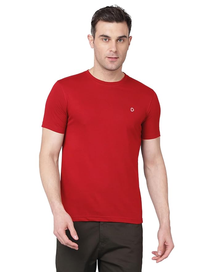 Dollar Super Combed Cotton Mens Solid T Shirt