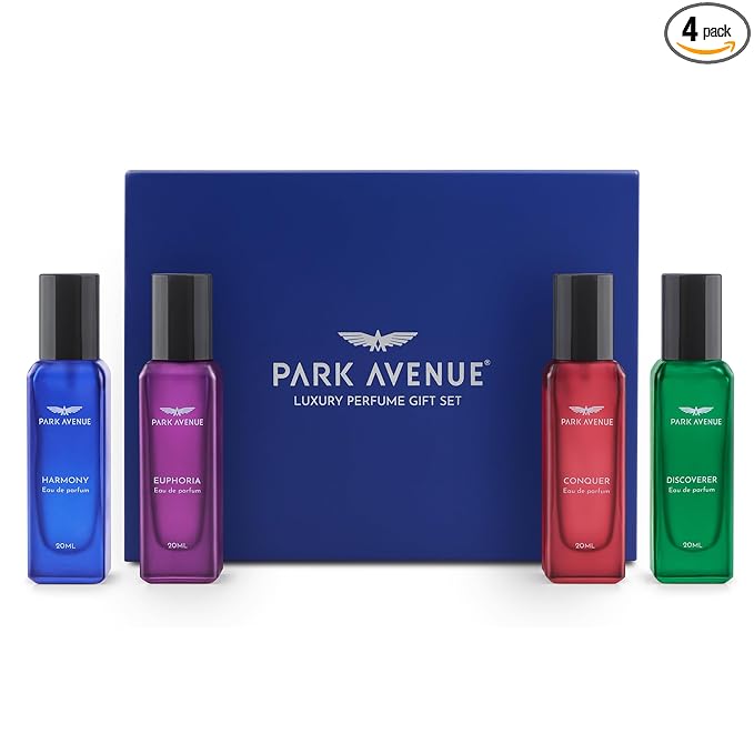Park Avenue Luxury Perfume Gift Set for Men, 4x20 ml