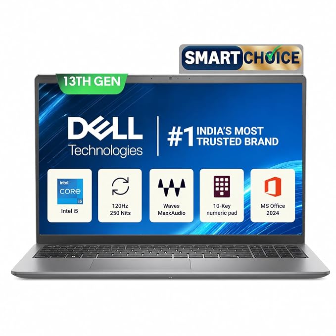 Dell 15 SmartChoice (Previously Inspiron), Intel 13th Gen Core i5 1334U, 16GB, 1TB SSD, FHD,15.6" Laptop