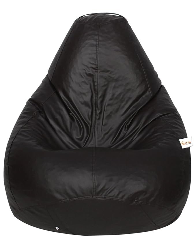 SATTVA Classy.Elegant.Stylish Sattva Classic Bean Bag Cover Without Beans XXXL Size Brown