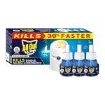 All Out Ultra Liquid Vaporizer, Machine + 3 Refills (45ml each)