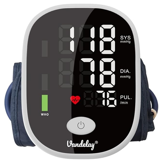 Vandelay (UK) BP900 Blood Pressure Monitor Fully automatic BP Machine (Black)