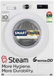 LG Smart Choice, 7 Kg, 5 Star, Steam, Inverter, Fully-Automatic Front Load Washing Machine (FHB1207Z2W Essence White)
