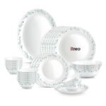 Treo by Milton Opalware Aurelia Murel Dinner Set of 27 | Serving for 6