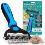 Maxpower Planet Pet Grooming Brush – Double Sided Shedding and Dematting