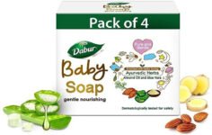 Dabur Baby Gentle Nourishing Soap 75g(4pc/Soap Pack) (3..