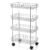 Amazon Brand – Solimo 4-Tier Ventilated Storage with Swivel Wheels